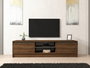 Hanah Home Soporte de TV Olça - Nogal y Antracita